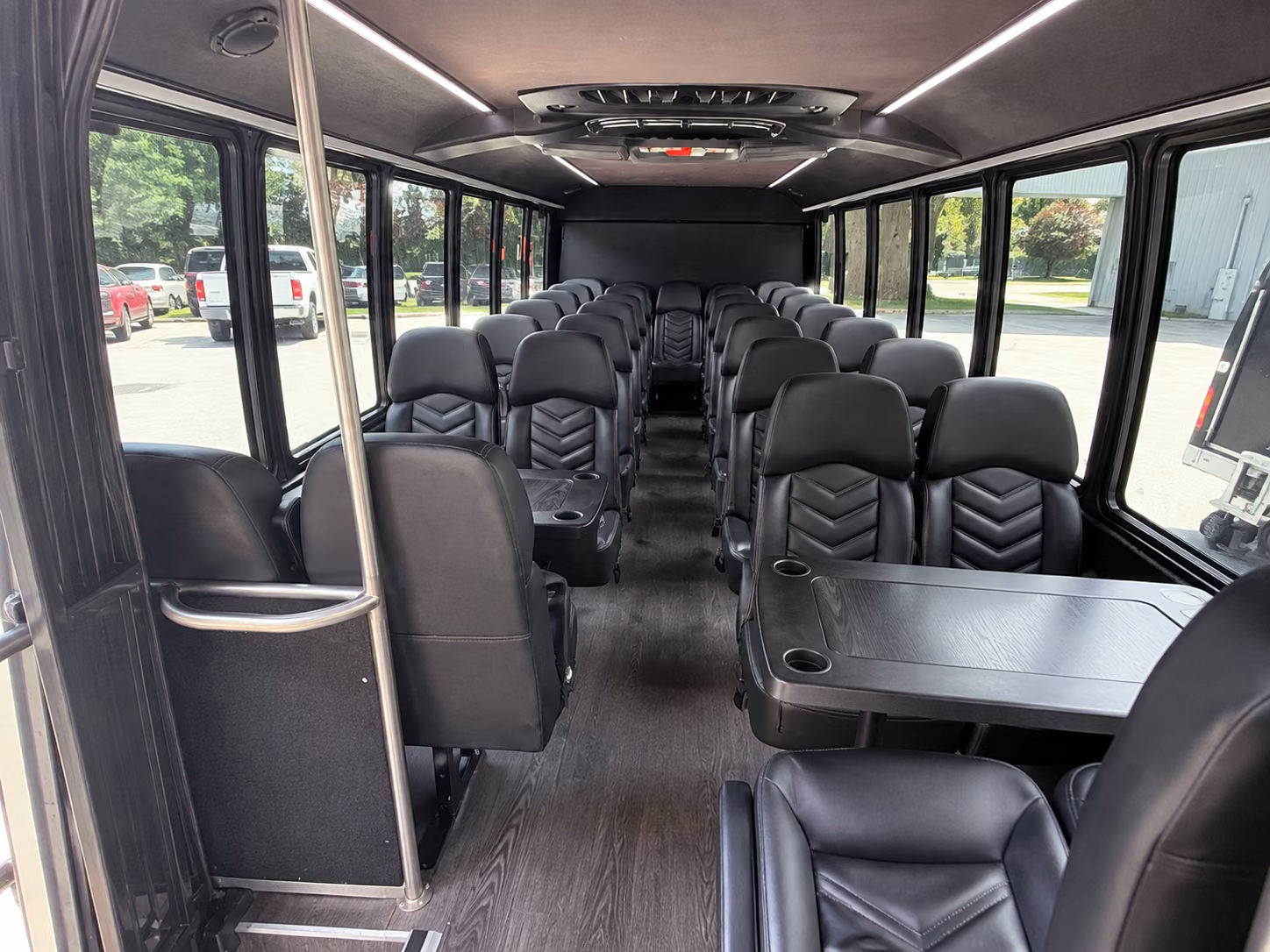 norfolk 15 passenger minibus inside