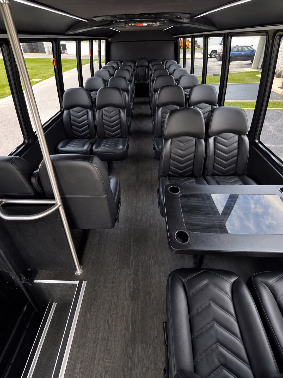 norfolk 15 passenger minibus interior
