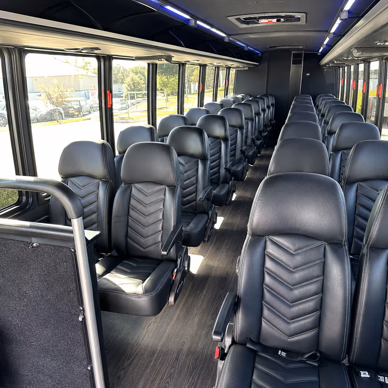 norfolk 25 passenger minibus interior