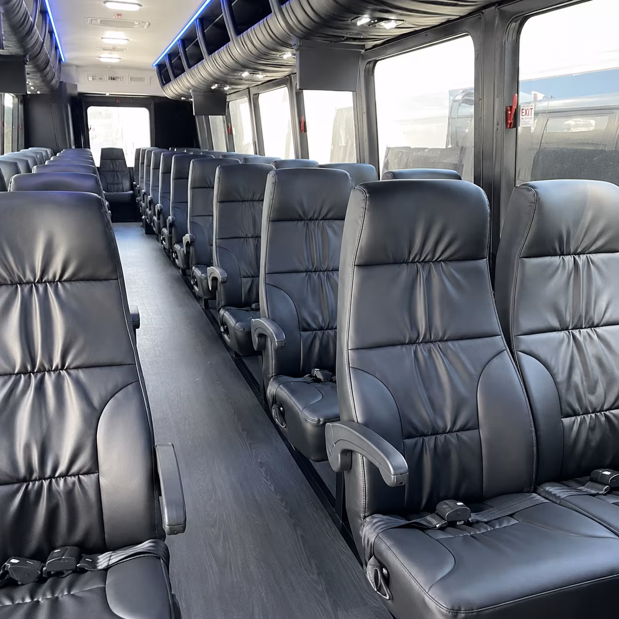 norfolk 28 passenger minibus interior
