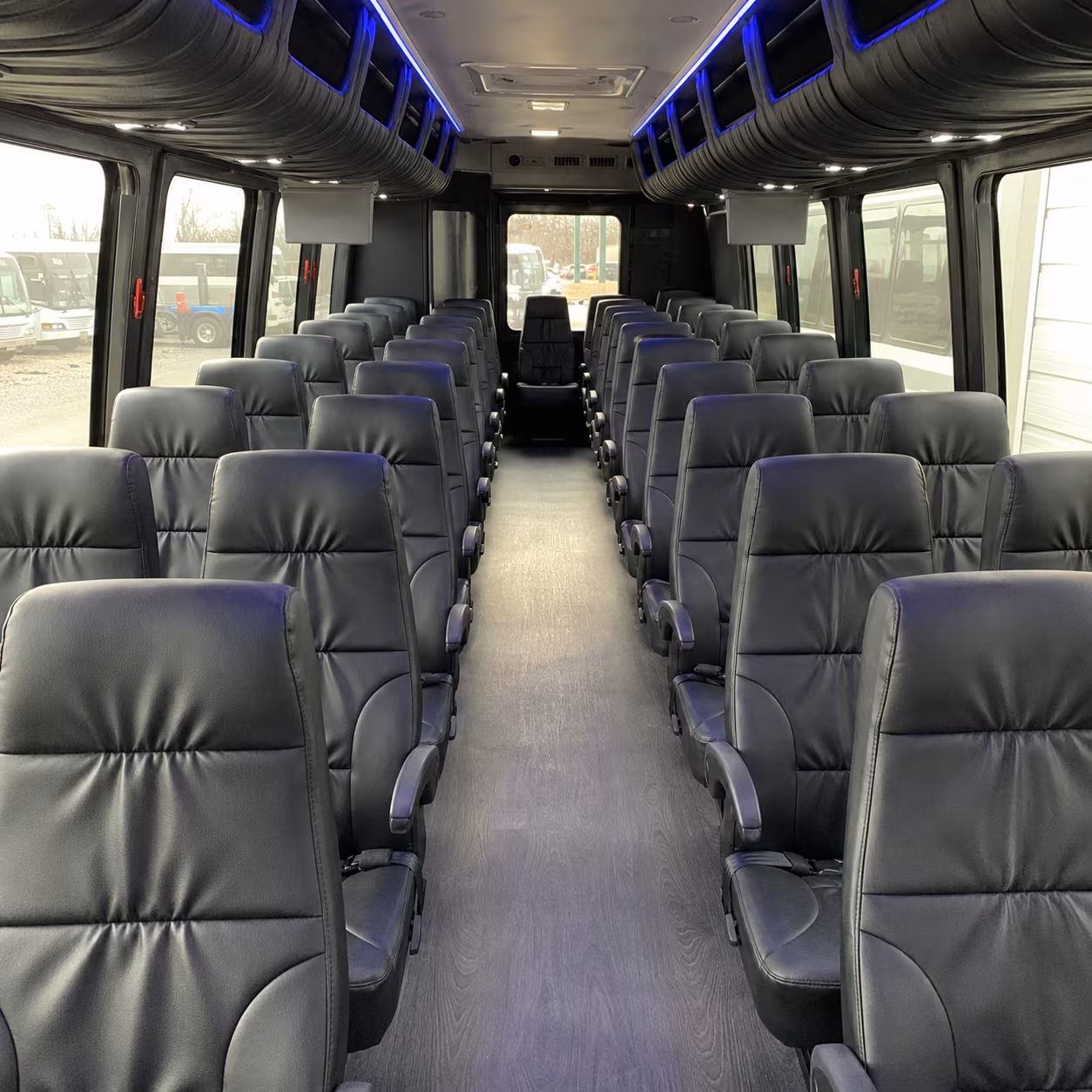 norfolk 30 passenger minibus interior