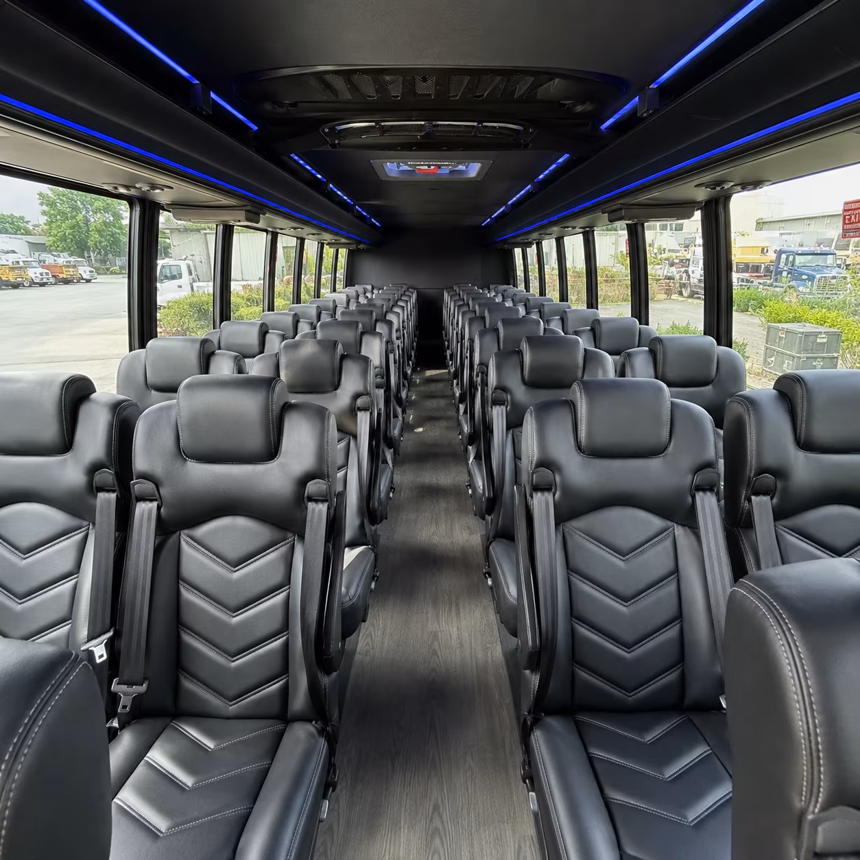 norfolk 35 passenger minibus interior