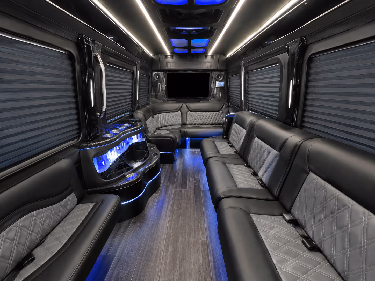 norfolk sprinter limousine inside