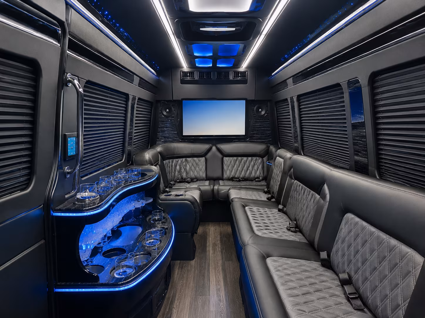 prom pre party and dinner bus rentals in norfolk