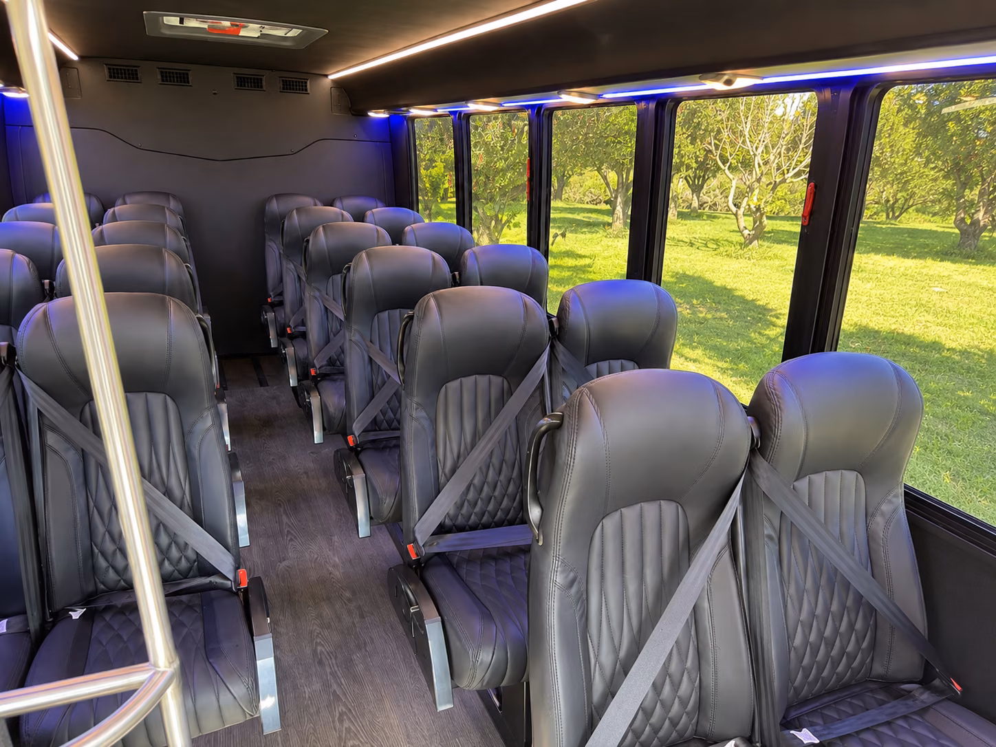 shuttle buses for norfolk wedding guests between hotels and venues